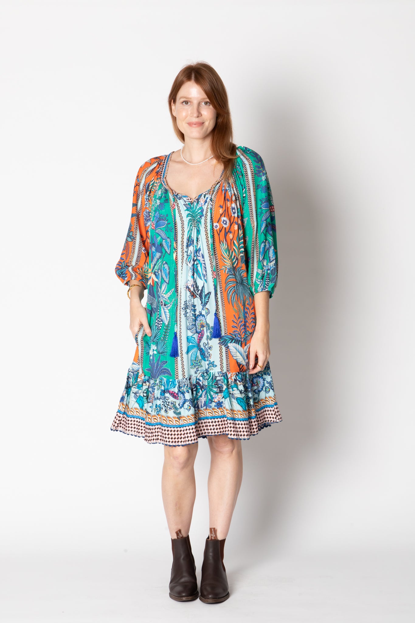 Lula Life - Liliana Shirred Dress - Mist