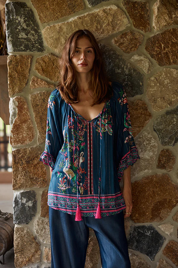 Lula Life - Marcia Top - Navy