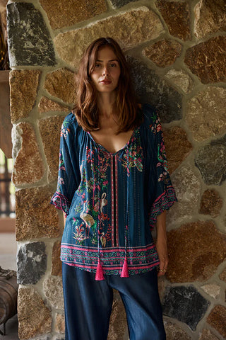 Lula Life - Marcia Top - Navy