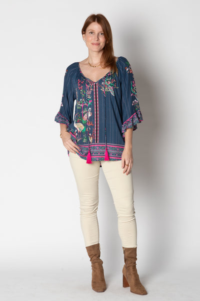 Lula Life - Marcia Top - Navy