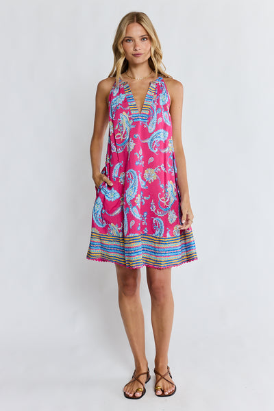 Lula Life - Paisley Sundress - Pink