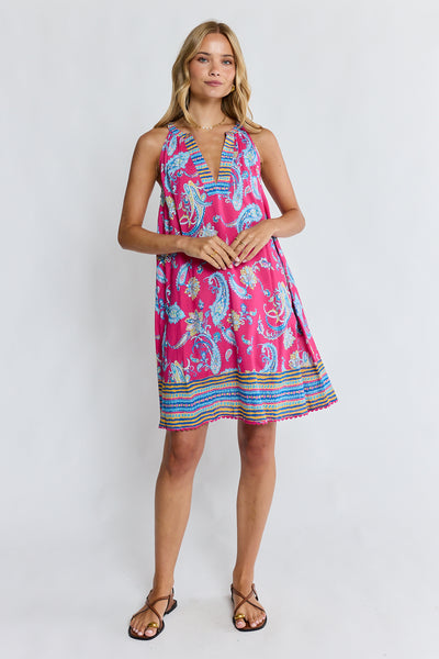 Lula Life - Paisley Sundress - Pink