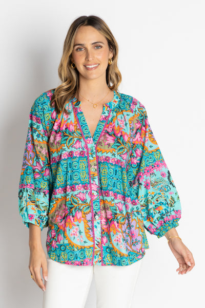 Lula Life - Ratana Shirt - Lagoon