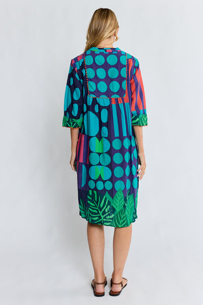 Lula Life - Rhea Midi Dress - Navy