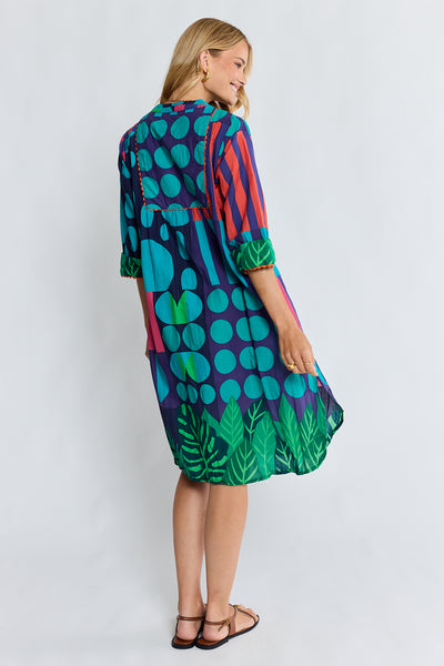 Lula Life - Rhea Midi Dress - Navy