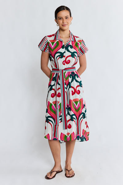 Lula Life - Sadie Shirtmaker Dress - Melon