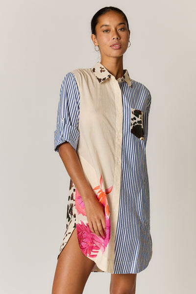 Lula Life - Sylvie Shirtmaker Dress - Multi