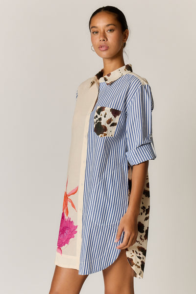 Lula Life - Sylvie Shirtmaker Dress - Multi