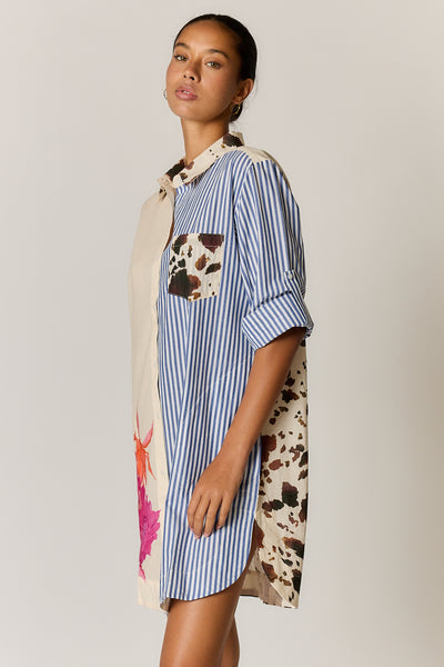 Lula Life - Sylvie Shirtmaker Dress - Multi