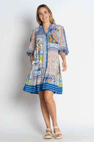 Lula Life - Velora Dress - Ocean PRESALE JULY DELIVERY