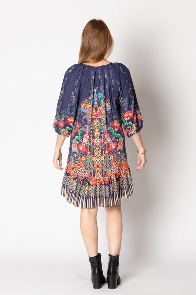 Lula Life - Ximena Shirred Dress - Print