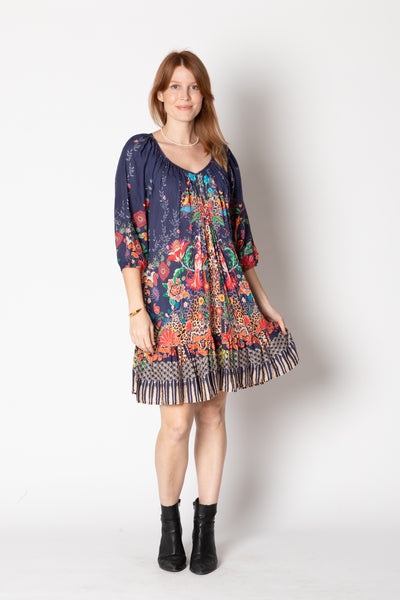 Lula Life - Ximena Shirred Dress - Print