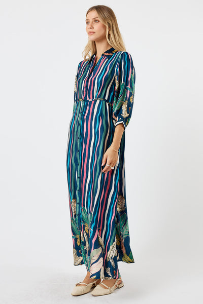 Lula Soul - Cambridge Midi Dress - Berry