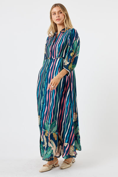 Lula Soul - Cambridge Midi Dress - Berry