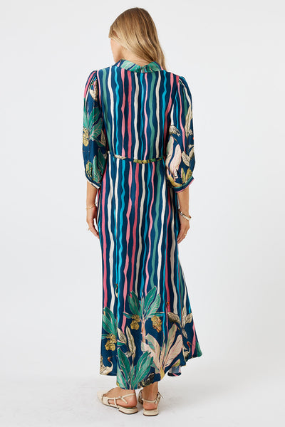 Lula Soul - Cambridge Midi Dress - Berry