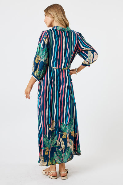 Lula Soul - Cambridge Midi Dress - Berry