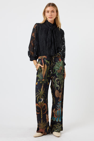 Lula Soul - Chandler Lace Shirt - Black