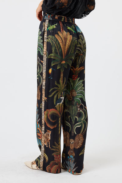 Lula Soul - Cheetah Pant - Black