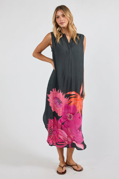 Lula Soul - Hana Sleeveless Maxi Dress - Black PRESALE AUGUST DELIVERY