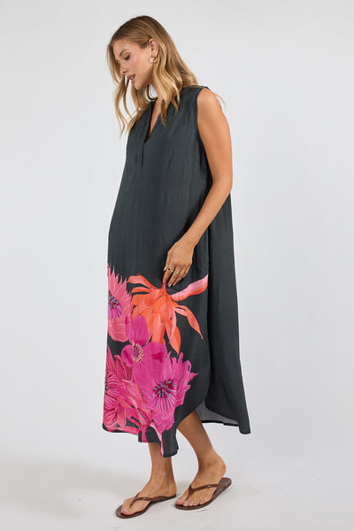 Lula Soul - Hana Sleeveless Maxi Dress - Black PRESALE AUGUST DELIVERY