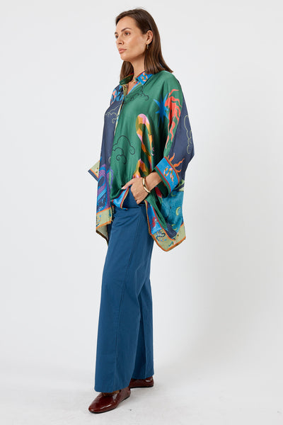 Lula Soul - Kamloops Kaftan Top - Multi