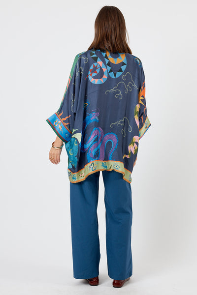 Lula Soul - Kamloops Kaftan Top - Multi