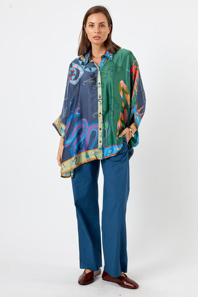 Lula Soul - Kamloops Kaftan Top - Multi