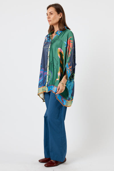 Lula Soul - Kamloops Kaftan Top - Multi