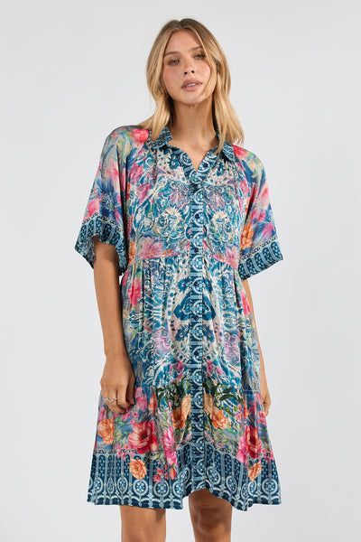 Lula Soul - Le Maroma Dress - Indigo PRESALE AUGUST DELIVERY