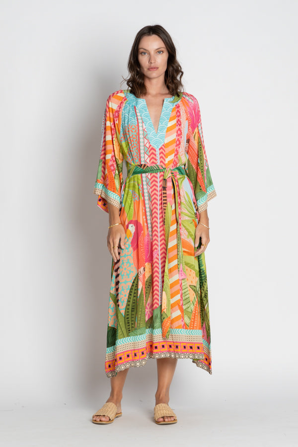 Lula Soul - Los Carbos Midi Dress - Mist