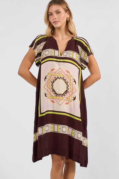 Lula Soul - Mayakoba Dress - Espresso PRESALE AUGUST DELIVERY