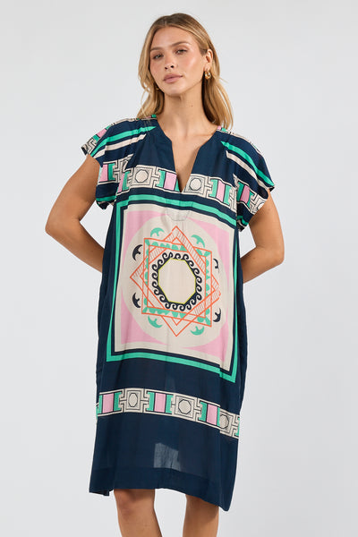 Lula Soul - Mayakoba Dress - Navy PRESALE AUGUST DELIVERY
