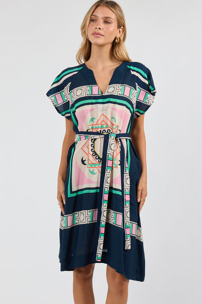 Lula Soul - Mayakoba Dress - Navy PRESALE AUGUST DELIVERY