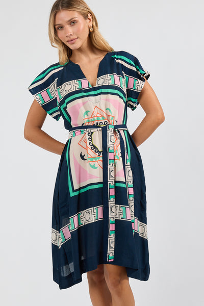 Lula Soul - Mayakoba Dress - Navy PRESALE AUGUST DELIVERY