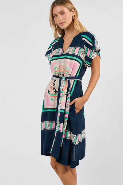 Lula Soul - Mayakoba Dress - Navy PRESALE AUGUST DELIVERY