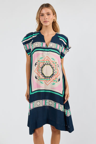 Lula Soul - Mayakoba Dress - Navy PRESALE AUGUST DELIVERY