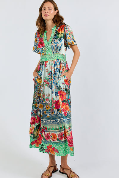 Lula Soul - Miraval Midi Dress - Mint
