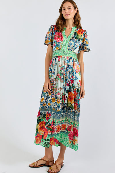 Lula Soul - Miraval Midi Dress - Mint