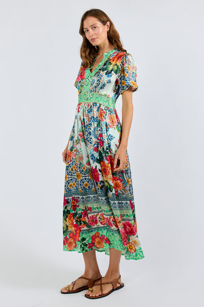Lula Soul - Miraval Midi Dress - Mint