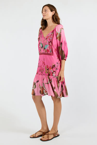 Lula Soul - Sachiko Dress - Fuschia