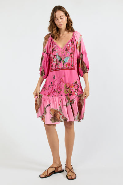 Lula Soul - Sachiko Dress - Fuschia