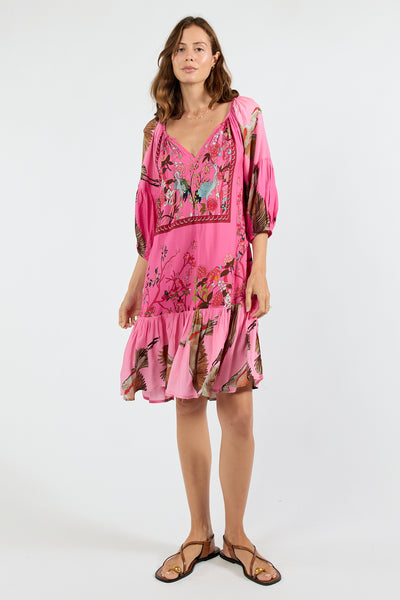 Lula Soul - Sachiko Dress - Fuschia