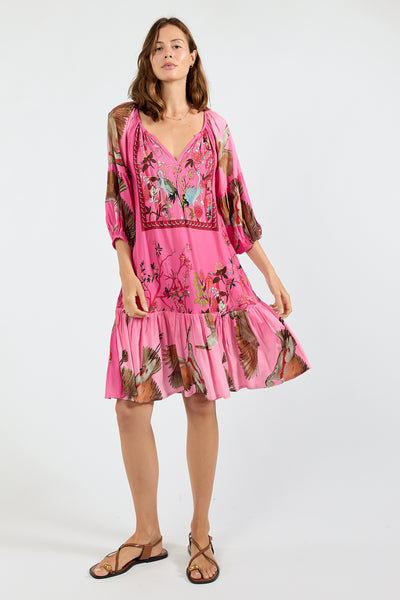 Lula Soul - Sachiko Dress - Fuschia