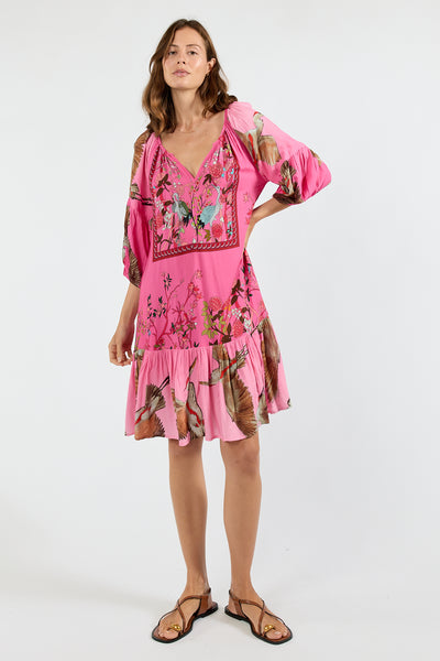 Lula Soul - Sachiko Dress - Fuschia