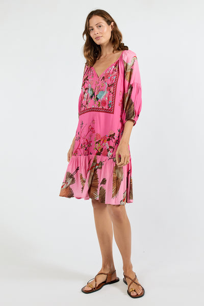 Lula Soul - Sachiko Dress - Fuschia