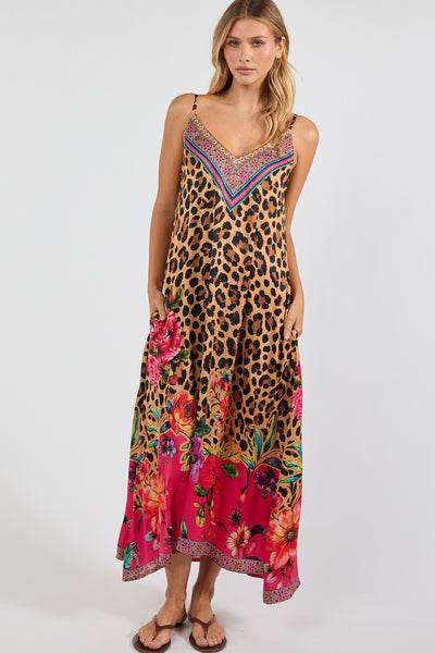 Lula Soul - Safari Bloom Maxi Dress - Print PRESALE AUGUST DELIVERY