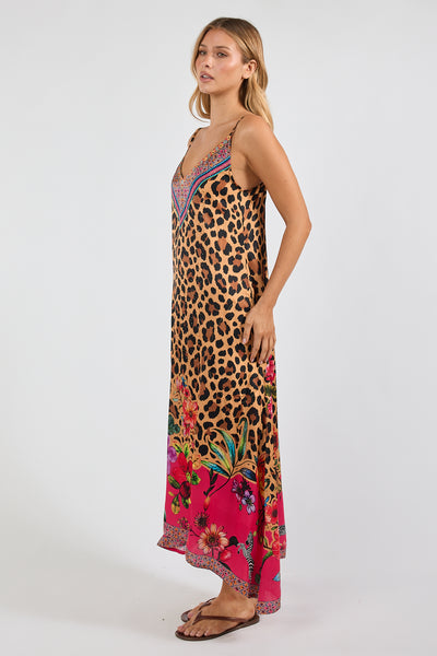 Lula Soul - Safari Bloom Maxi Dress - Print PRESALE AUGUST DELIVERY