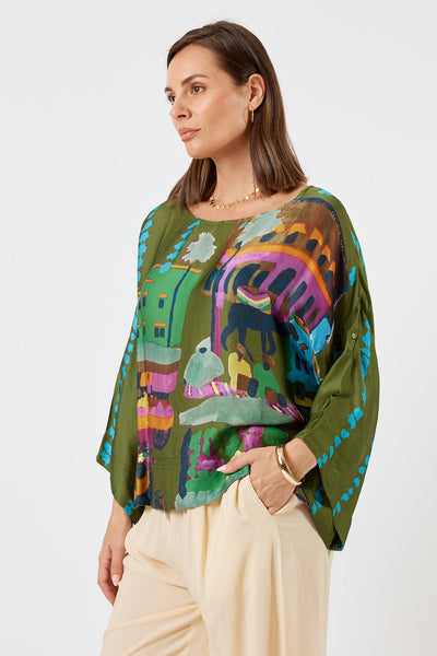 Lula Soul - Surrey Top - Forest