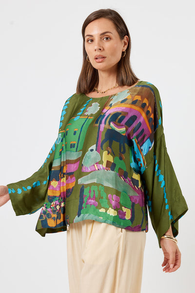 Lula Soul - Surrey Top - Forest