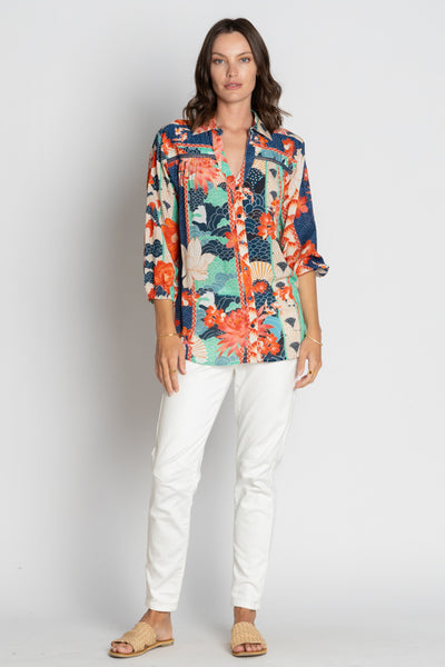 Lula Soul - Wazuka Shirt - Navy